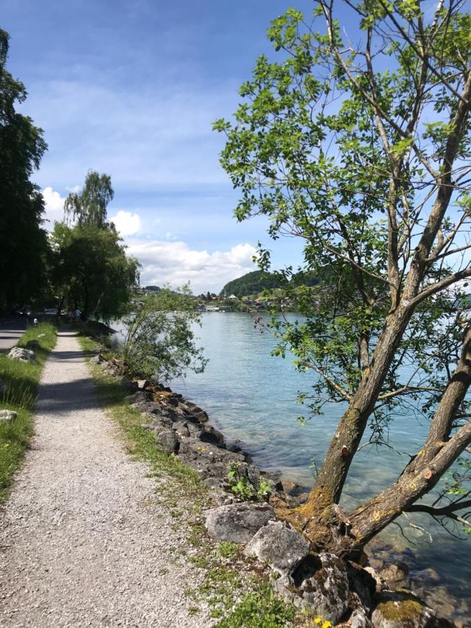 Moderne Unterkunft Mit Panoramablick Auf Thunersee Krattigen Экстерьер фото