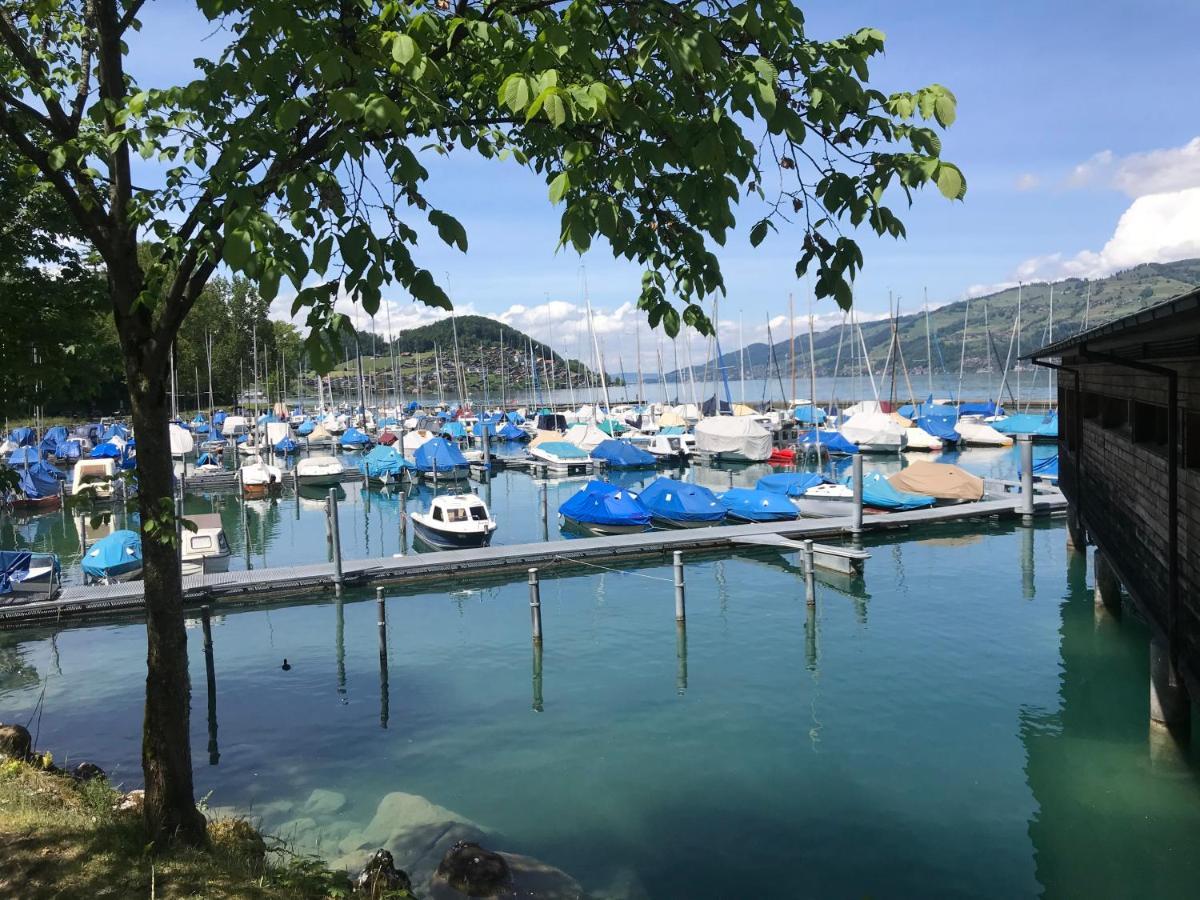 Moderne Unterkunft Mit Panoramablick Auf Thunersee Krattigen Экстерьер фото